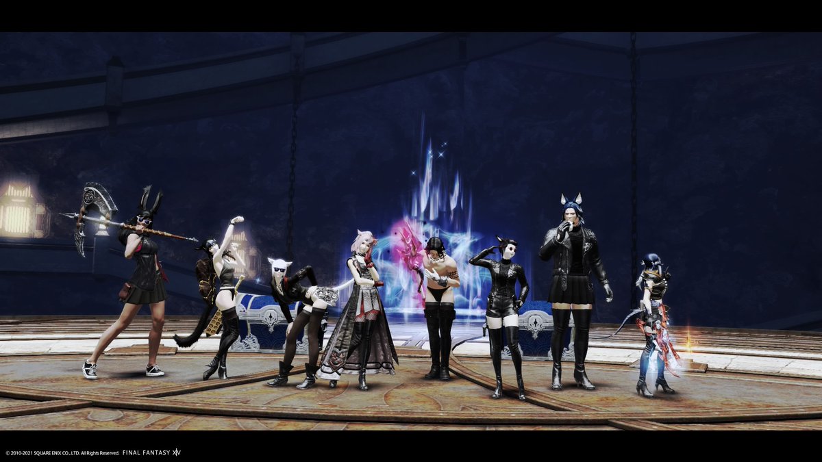 tteriotus's tweet photo. A couple of bad bitches 😎🖤 clearing #e11s today with this amazing crew! Big thank you 💖 #FFXIV https://t.co/ilprFWrLUh