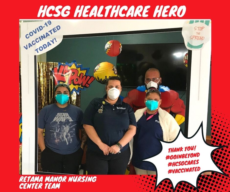 TheHCSG's tweet photo. Our #HCSG associates are no strangers to #goingbeyond to protect our country's most vulnerable communities. Thank you to every #HCSGhero taking the vital steps to ensure all of our #HCSGcommunities continue to thrive! #Vaccinated #HCSGcares https://t.co/x77jFkSSS8