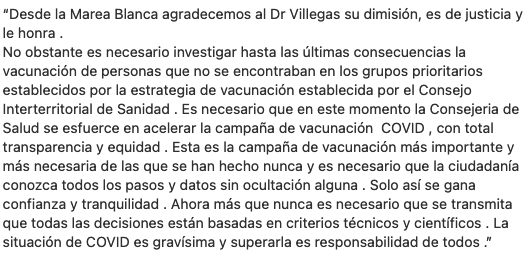 RosaRodaNews's tweet photo. La @MareaBlancaRMur exige una investigación hasta el final. https://t.co/Se1L7E45N4
