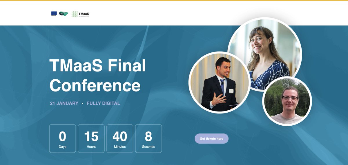 tmaas_eu's tweet photo. Only 15 hours and 40 minutes until our final #TMaaS Conference starts! You can still register (free) > https://t.co/DqoiMQLIKZ https://t.co/i7Xc7oqHhU