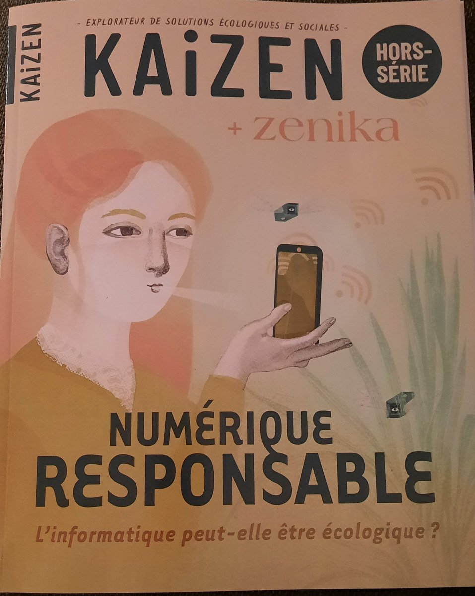 Solebook's tweet photo. Merci @KaizenMag et @ZenikaIT pour ce Hors-série dédié au Numérique Responsable ! Une information décryptée et inspirante 👏🏼👏🏼👏🏼
#GreenIT #Impact #TransitionEcologique #lowtech #sobriete #numerique https://t.co/RjHsm9c669