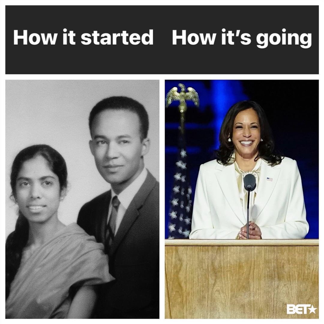 HISTORY! Join us as we celebrate <a href="/KamalaHarris/">Kamala Harris</a> all day long! Head over to betcelebratesher.com to recap this iconic day! #BETCelebratesHER