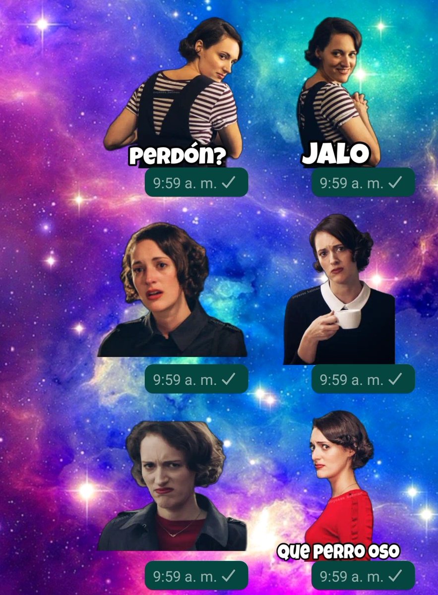 camaracompadre's tweet photo. #HiceUnSticker de fleabag un serie bien chingona.
😏😎😘❤️😅👉🏾👈🏾👌🏾🙌🏾🙊🤤😊🍺
#stickerswhatsapp https://t.co/oTjgAZqZPb