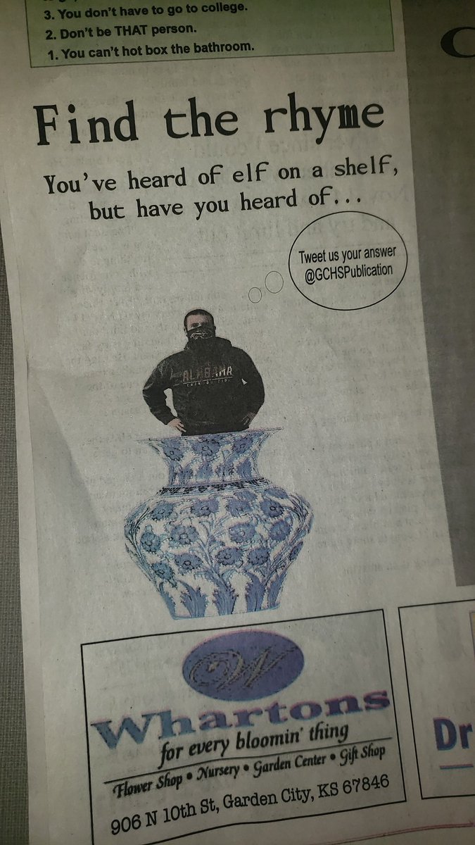 Base on a Vase 🪴😆 <a href="/GCHSPublication/">GCHS Student Publications</a>