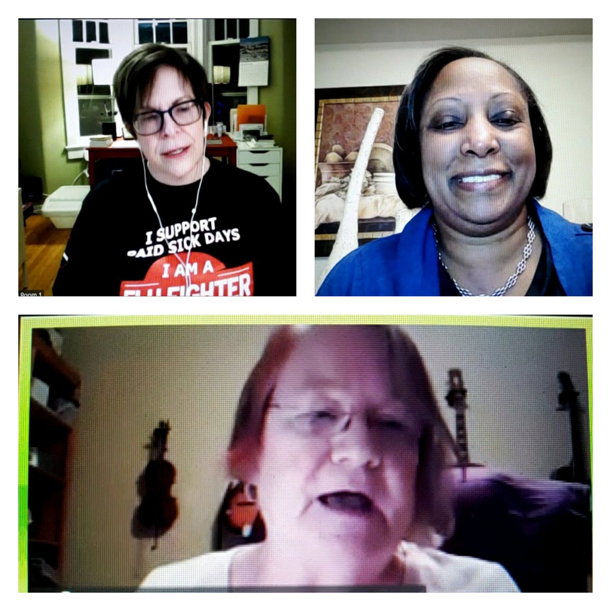 CLP_OFL's tweet photo. We had another great 'Organize Now For A Decent Work Future' online meeting last night hosted by @fairwagesnow & @OFLabour. Discussions about #healthandsafety, #paidsickdays, #decentincome, ensuring workers, students & communities are safe during COVID-19 & beyond. #PowerOfMany https://t.co/A7lqk2Holc