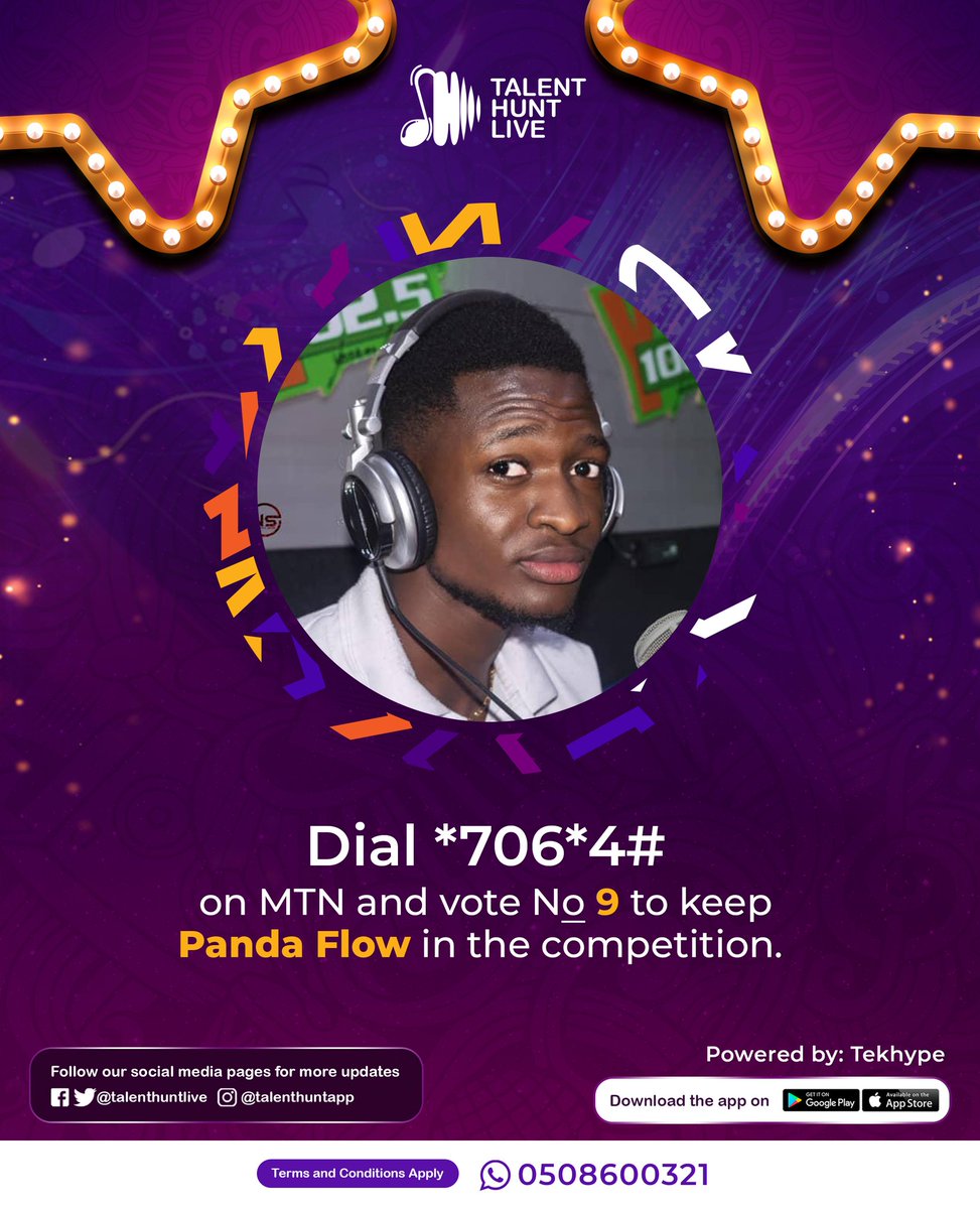 talenthuntlive's tweet photo. The competition is still on going. To vote for your favourite contestant to stay in the competition please follow details on flyer.
#talenthuntlive #talenthuntapp #talenthuntmusiccompetition https://t.co/7aZgwqH7Qz