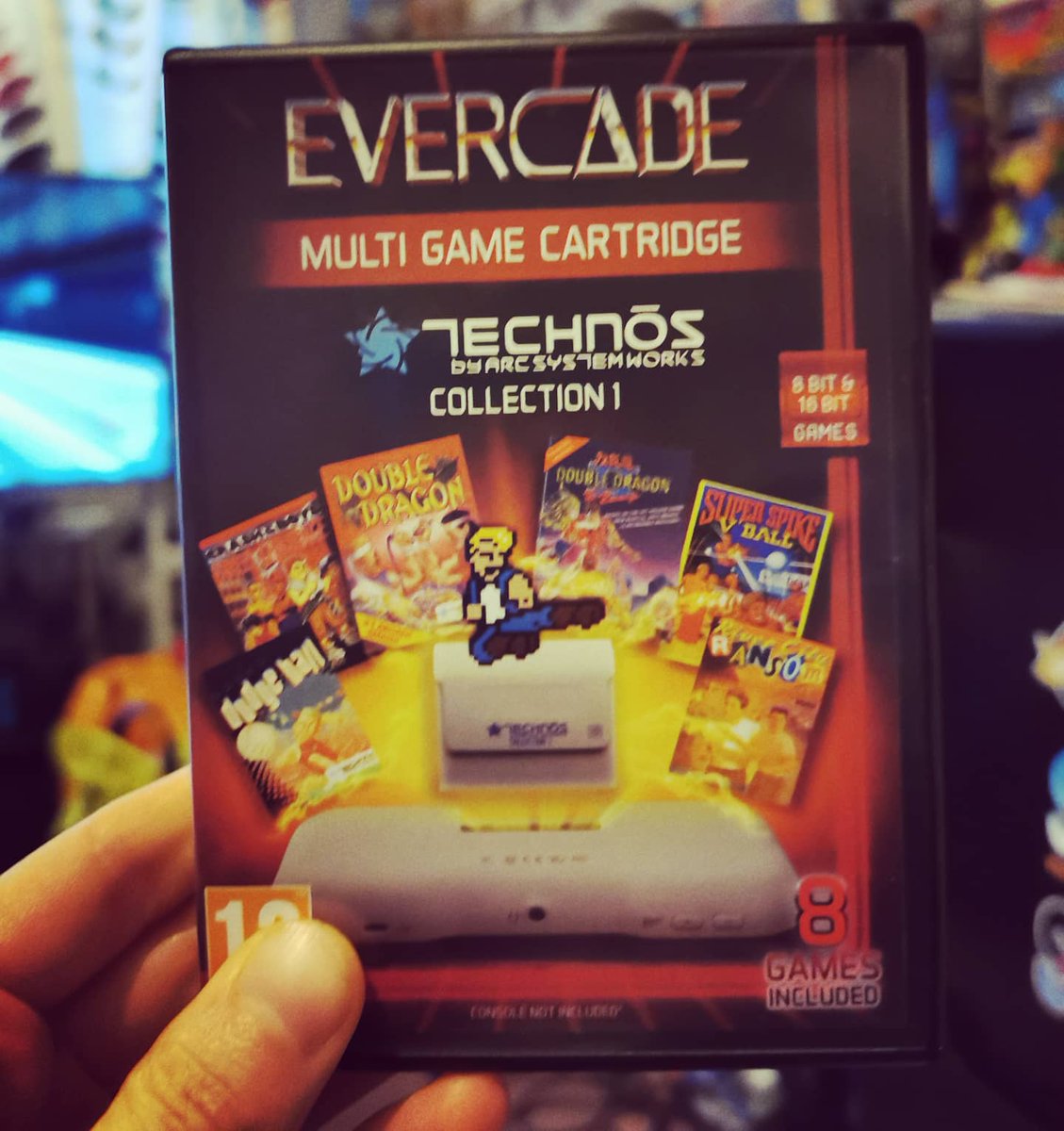rad_retro_gamer's tweet photo. I got another cartridge for my Evercade today this one is the Technos collection I got this for The Double Dragon games to be honest. #doubledragon #doubledragon2 #superdoubledragon #technos #evercade #evercaderetro #evercadeconsole #retro #gamers https://t.co/9YW0UlPyAb