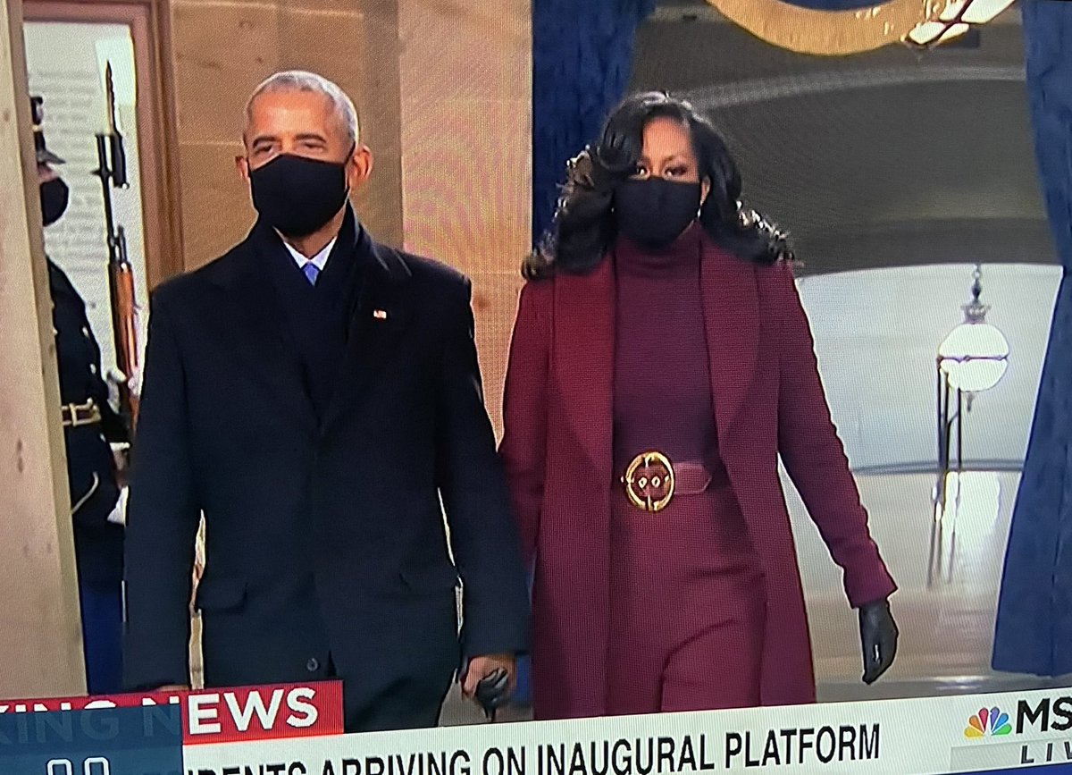 Mrs. Obama is serving grace, waist, and cover your face. Eat your hearts out, Washington