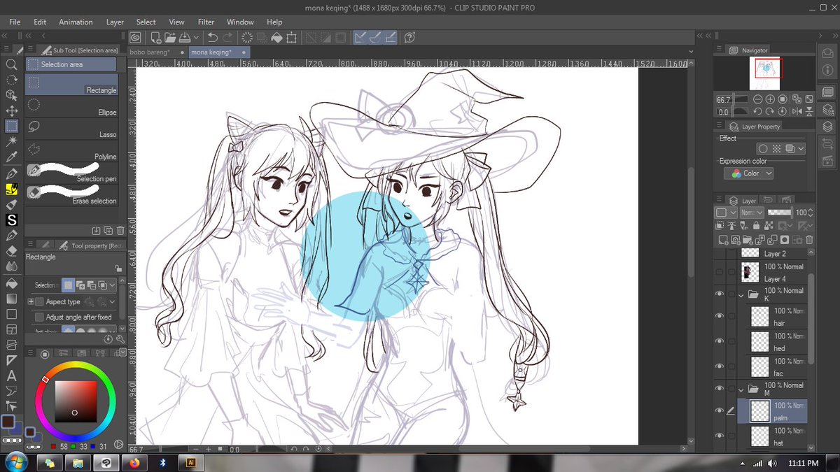 mona/keqing wip ^q^ 