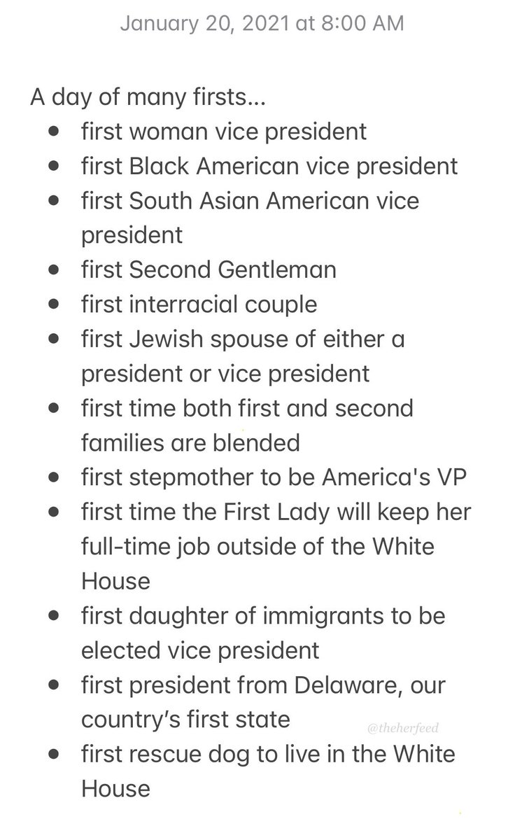 today is a big day in US history 💫#BidenHarrisInauguration #MadamVicePresident <a href="/JoeBiden/">Joe Biden</a> <a href="/KamalaHarris/">Kamala Harris</a> <a href="/DrBiden/">Dr. Jill Biden</a> <a href="/DouglasEmhoff/">Doug Emhoff</a> #InaugurationDay