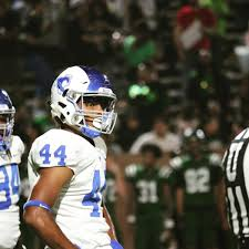 Congratulations to Sr. DE Marcus Daniels <a href="/MarcusDaniels44/">marcus</a> for earning 19-6A All District Honorable Mention Defensive Line.  Marcus also earned Academic All District.  Thank you for the 19 QB Sacks and we wish you the best <a href="/blinn_football/">BLINN FOOTBALL</a>! #BLUE
