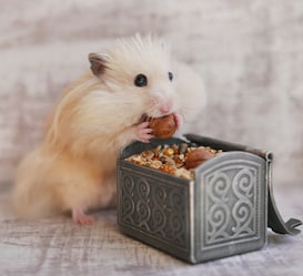 Johnny Depp as hamsters