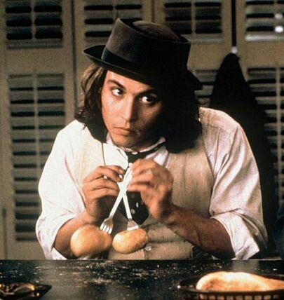 Johnny Depp as hamsters