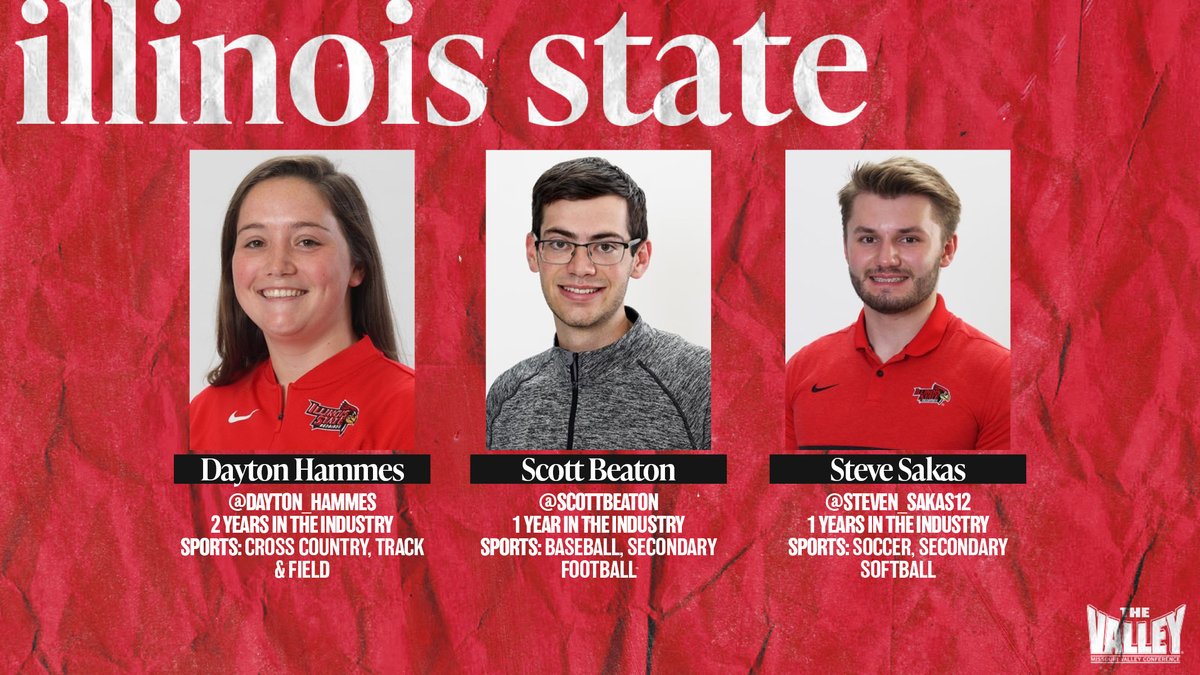 From  @ISURedbirds - Mike Williams ( @ISU_mcwilli)- Bill Salyer ( @bill_salyer)- Shelby Hild ( @hild_shelby)- Lauri Riddell ( @lauridoesthings)- Dayton Hammes ( @dayton_hammes)- Scott Beaton ( @scottbeaton)- Steve Sakas ( @steven_sakas12) #TheValleyRunsDeep |  #ThankYourSID