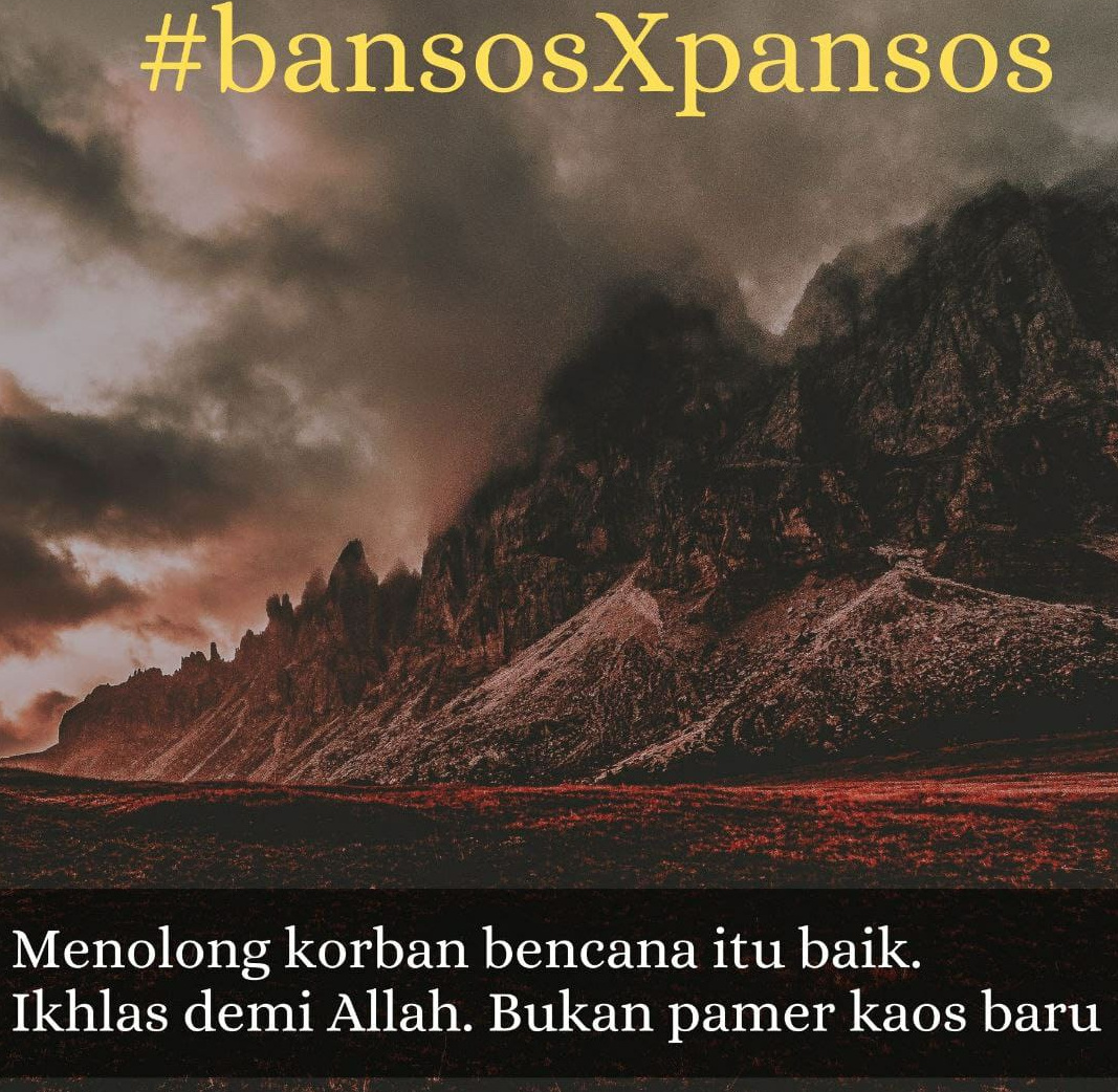 SiskaFe26522551's tweet photo. "Zaman Bergerak, Begitupun dengan Bahasa. Salah satunya adalah Pansos atau Panjat Sosial" #bansosXpansos https://t.co/kGfVSZqGHA
