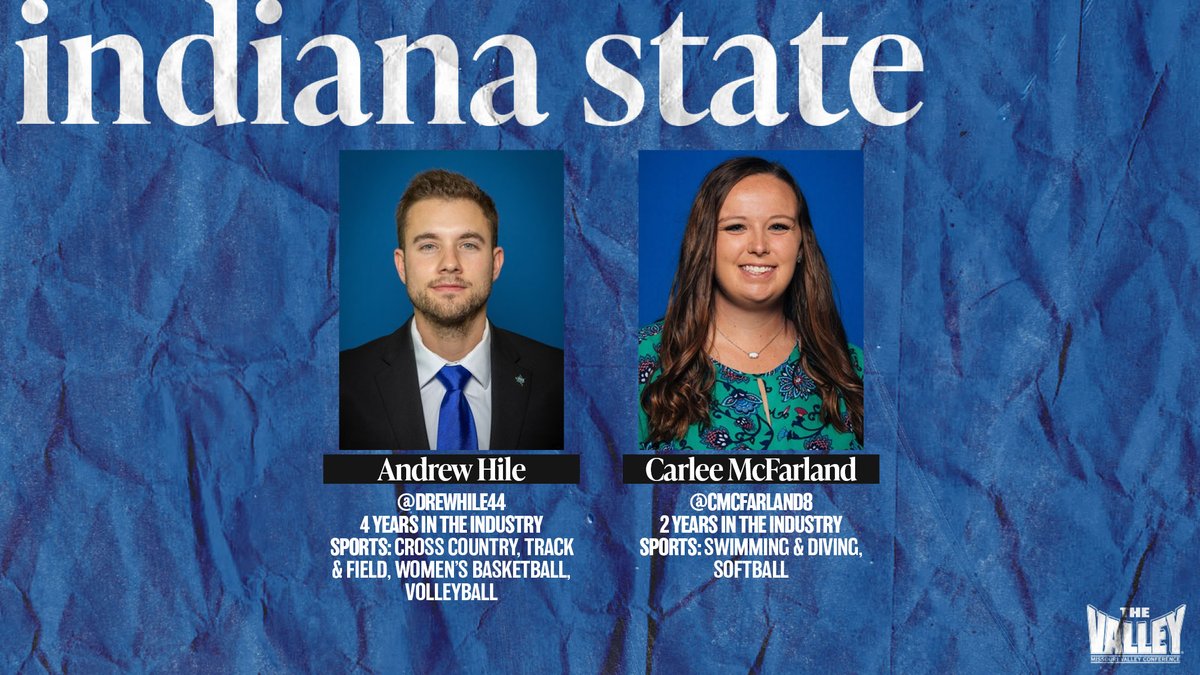 From  @IndStAthletics- Kyler Ludlow ( @brdcstrkll)- Tim McCaughan ( @timmccaughan)- Andrew Hile ( @drewhile44)- Carlee McFarland ( @cmcfarland8) #TheValleyRunsDeep |  #ThankYourSID