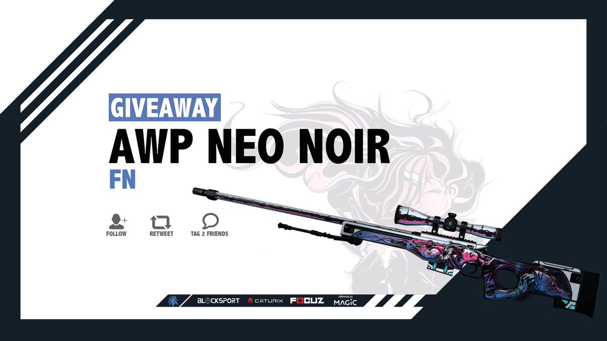 LionZcs's tweet photo. It's Giveaway time! 

Get the chance to win this beautiful AWP Neo Noir Factory New!

To enter:

- Follow Us @LionZcs 
- Retweet 🔁
- Tag two friends 

Ends in 14 days. Good Luck! 🍀
@LionZch #CSGOGiveaway #csgoskinsgiveaway  #CSGO #DOTHEROAR🦁 https://t.co/NBfMah7E63