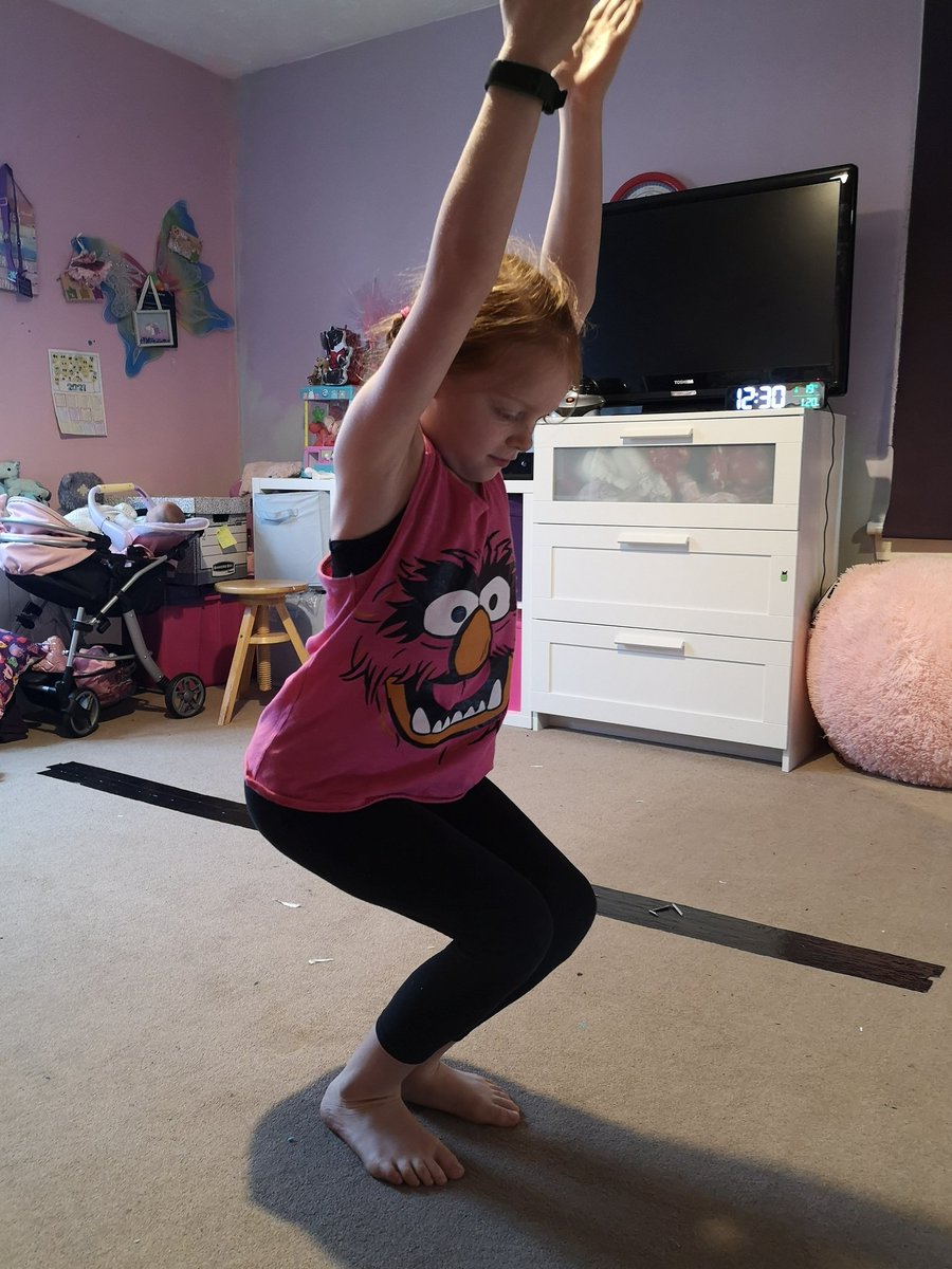 LauraMacCalman's tweet photo. @P5and4DMorayPS kirsty doing some yoga 😍 https://t.co/tOd3PnM2yk