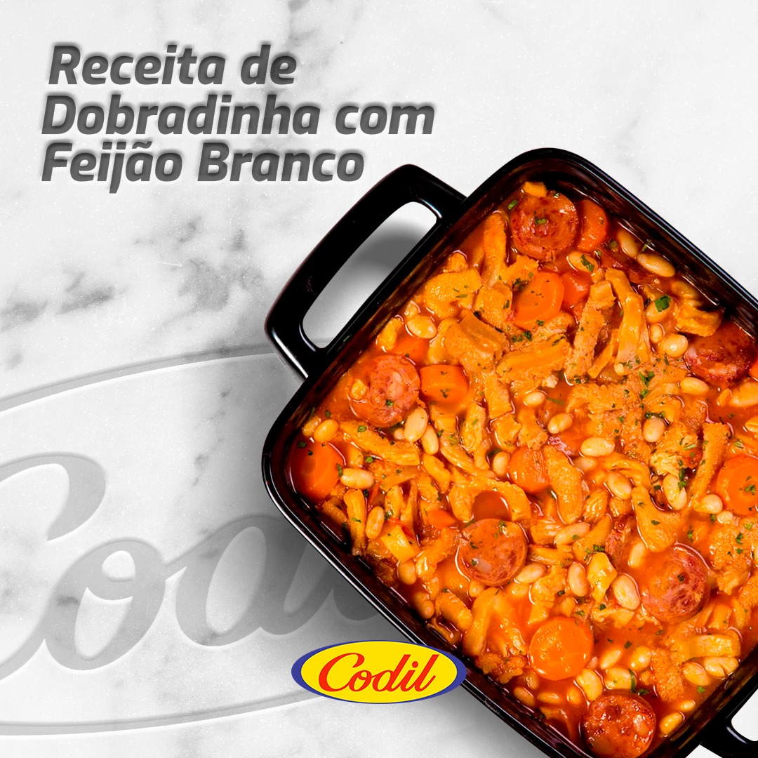 CodilAlimentos's tweet photo. Que tal arrasar no almoço de domingo com uma receita mais que especial?😉Confira a famosa Dobradinha de Feijão Branco e aproveite essa delícia!✨🤤 Confira a receita em nosso Facebook e/ou Instagram. #FeijãoCodil #ReceitaCodil #CodilAlimentos #DicasCodil #CozinhandoNaQuarentena https://t.co/LqFBaug8lu