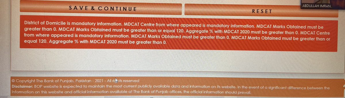 khanix2's tweet photo. @uhslhrofficial The link is working now but in District selection,Gujranwala is not available and MDCAT result is also not appearing against the selected roll number. We are applying for overseas seats . https://t.co/s0V0gigebp