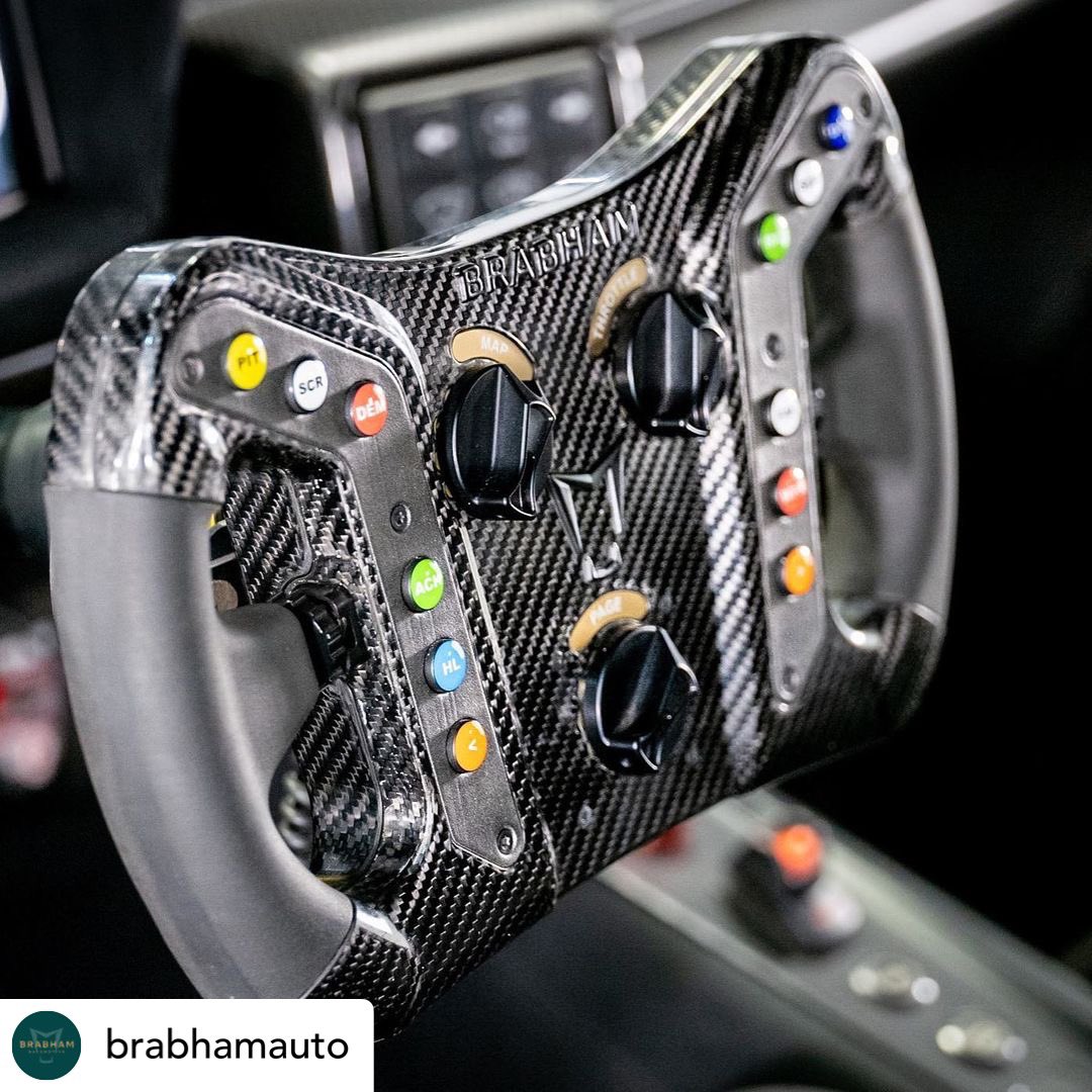 bf1systems's tweet photo. We are liking the steering wheel found in the @brabhamauto BT62! #bf1systems #interiorelectronics https://t.co/C0TOzgoyhD