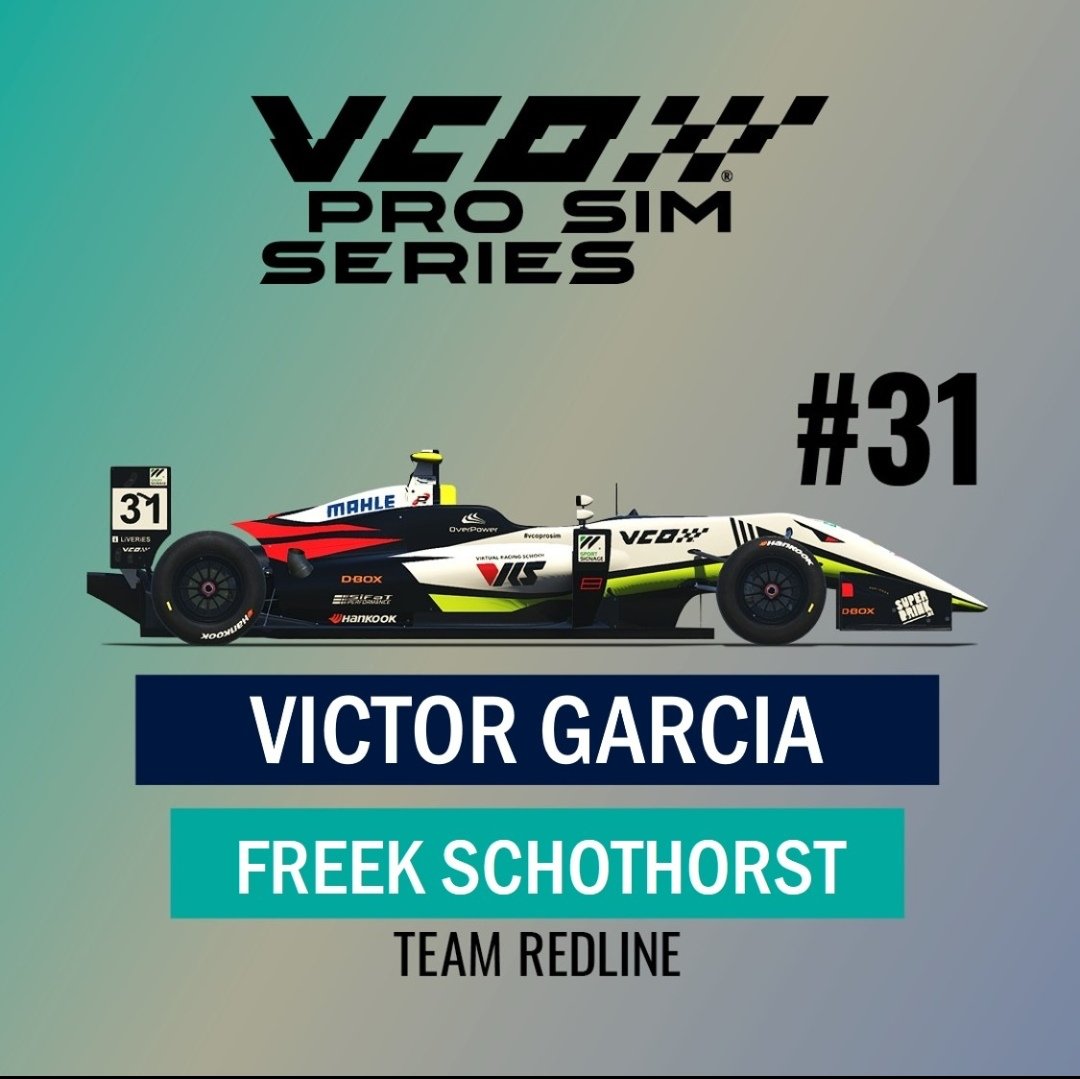 plieguesft's tweet photo. Driver Line up #3:

@Vitolo_gg ↔️ @FreekSchothorst

@TeamRedlineSim https://t.co/bpaJOxz8z6
