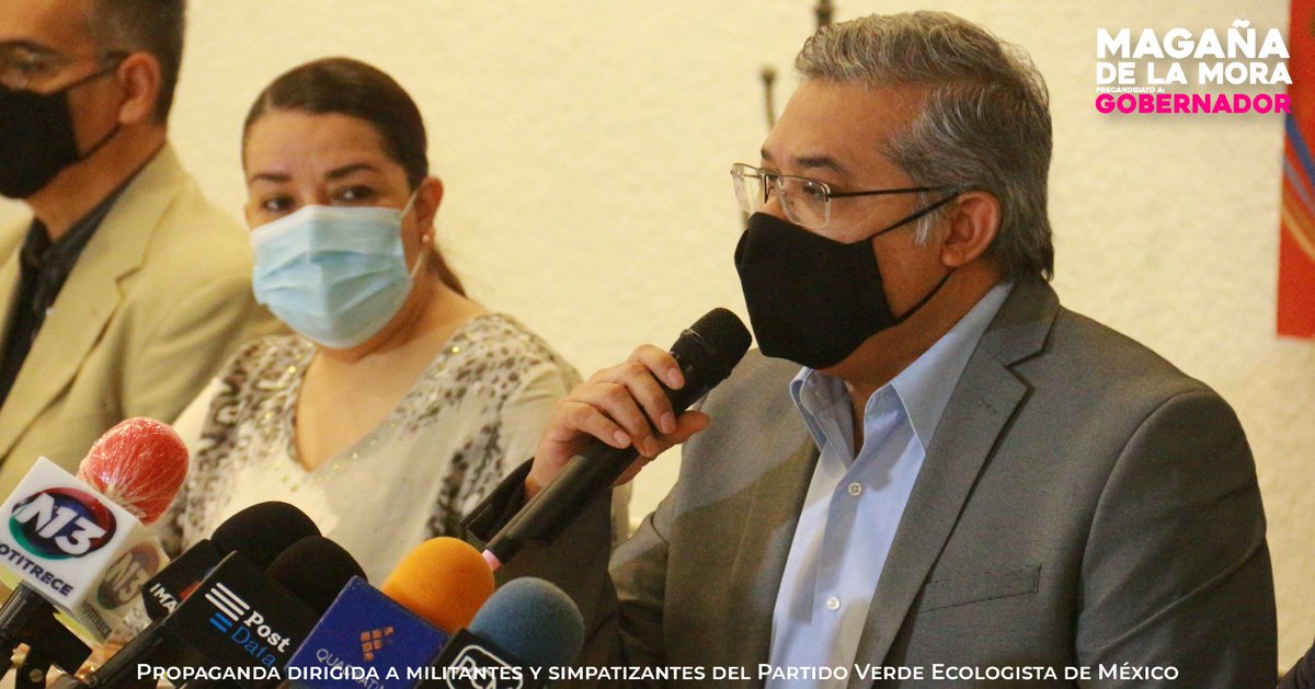 Magana_DeLaMora's tweet photo. Muchas gracias a mis amigos de los medios de comunicación por la apertura al diálogo. Estoy seguro que ustedes jugarán un papel muy importante en el siguiente proceso electoral, y como se los mencioné: no vengo a hacer un buen papel, vengo a ganar. #MagañaDeLaMora https://t.co/WMdzpx0L6l
