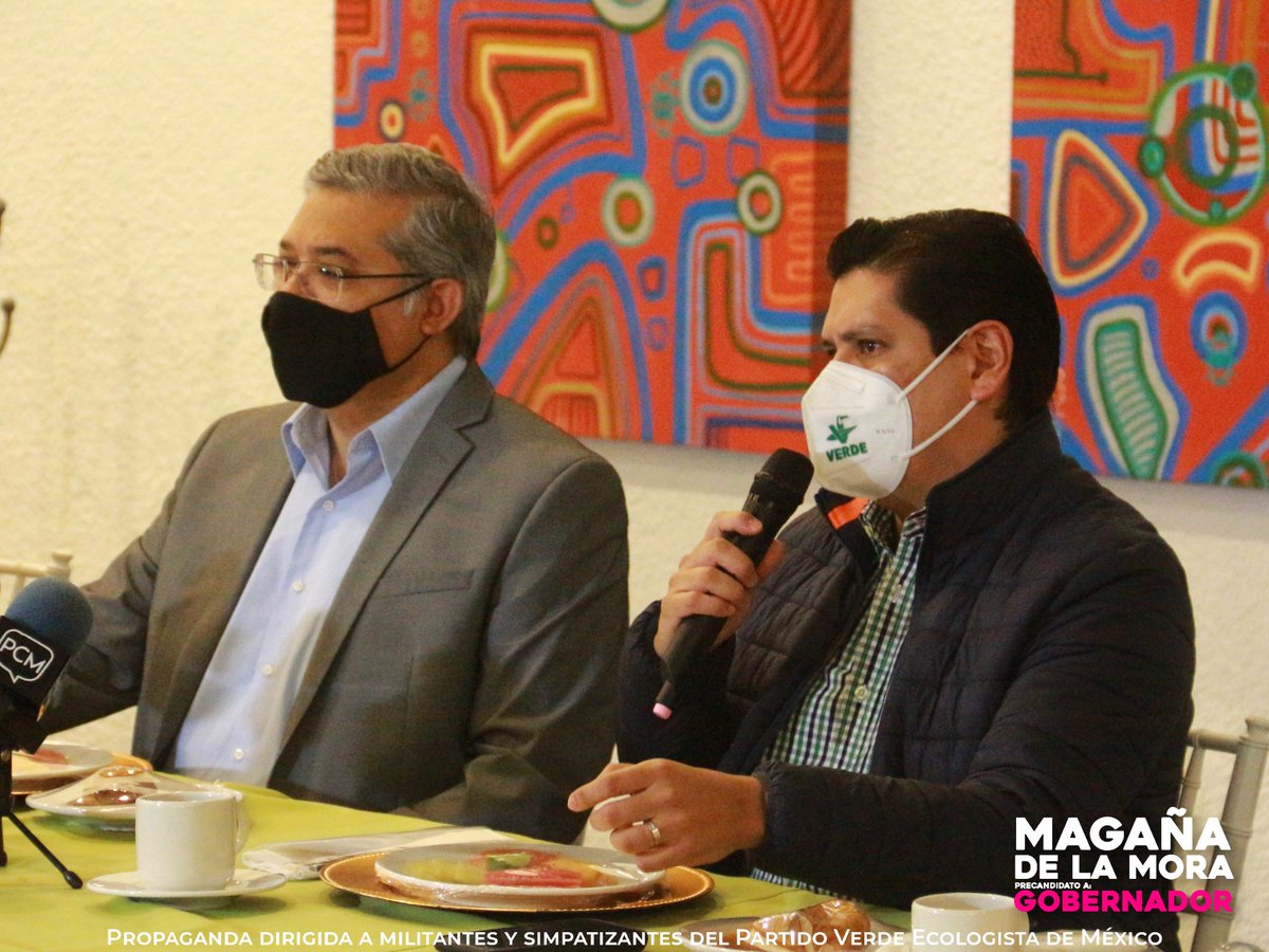 Magana_DeLaMora's tweet photo. Muchas gracias a mis amigos de los medios de comunicación por la apertura al diálogo. Estoy seguro que ustedes jugarán un papel muy importante en el siguiente proceso electoral, y como se los mencioné: no vengo a hacer un buen papel, vengo a ganar. #MagañaDeLaMora https://t.co/WMdzpx0L6l