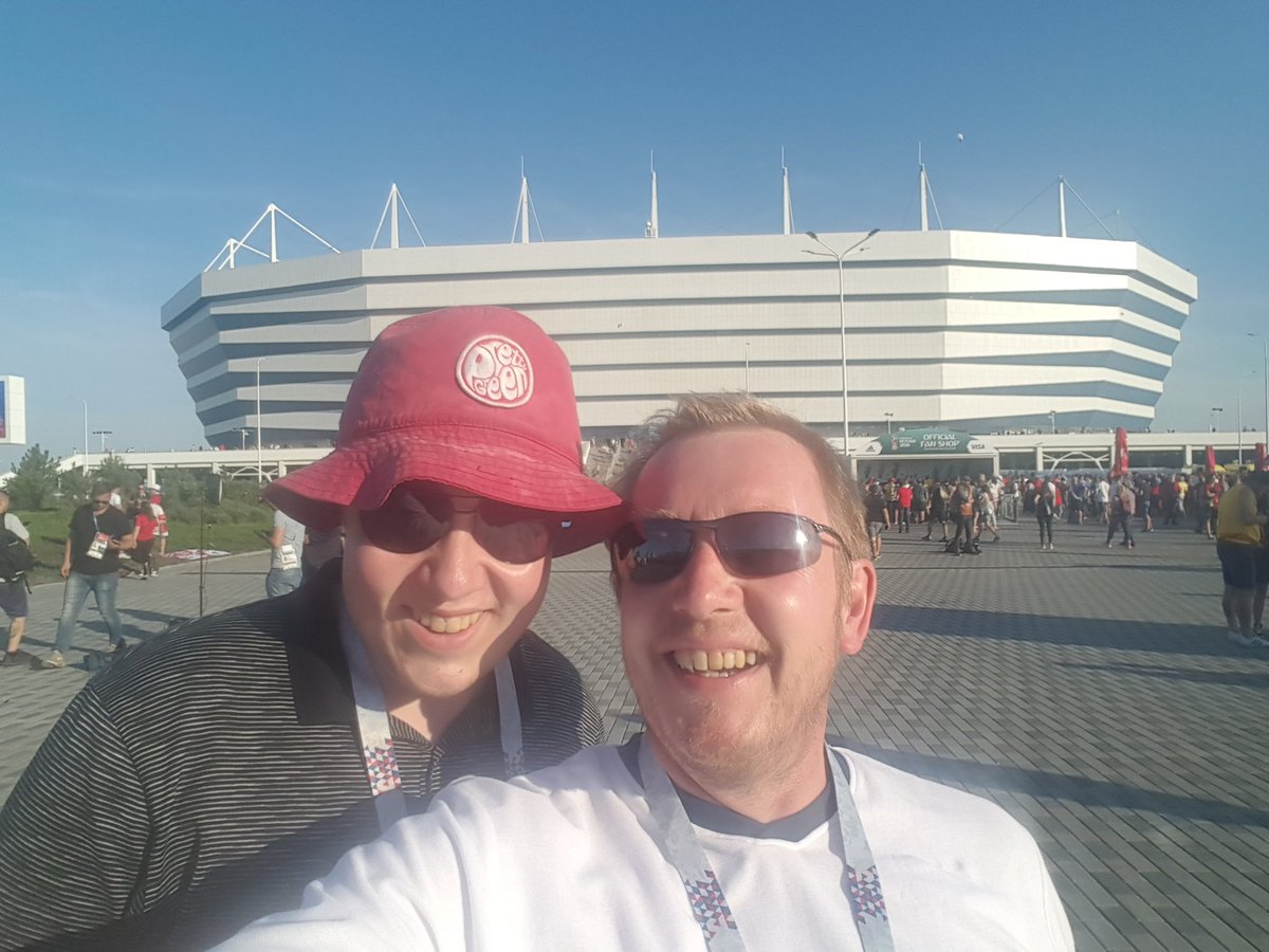 The next day was game day. A 1-0 loss to Belgium didn't dampen spirits. We were already through, and I got to see England playing at the World Cup. It's hard to put into words quite how I felt that day.