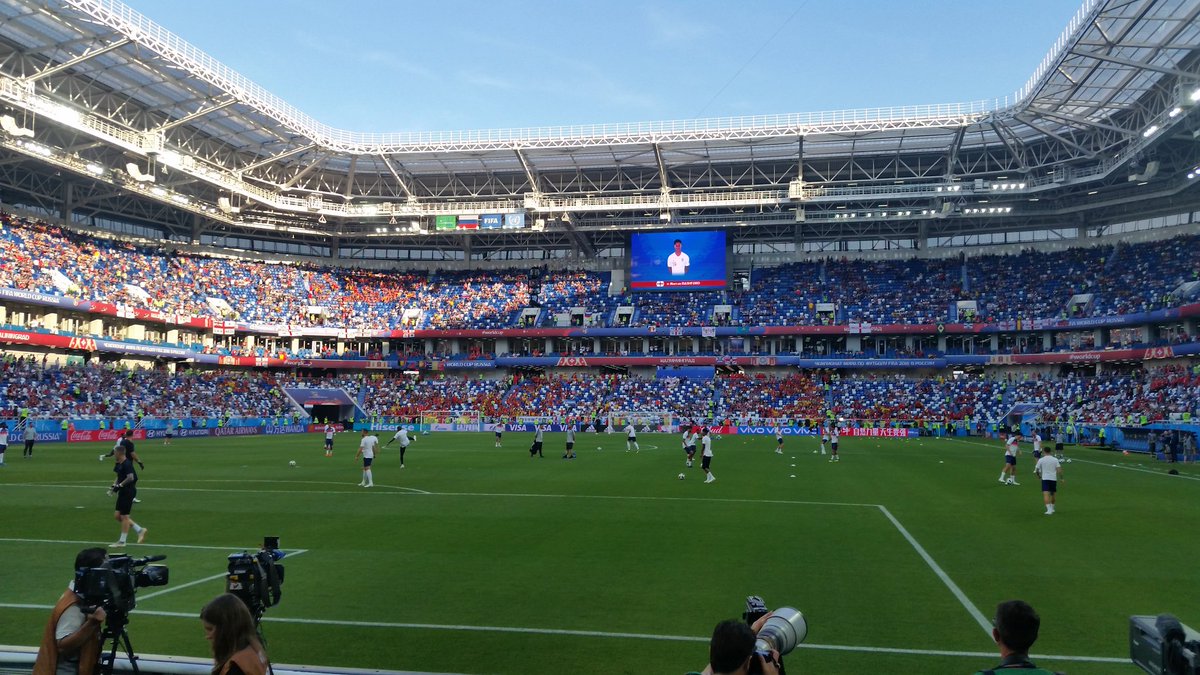 The next day was game day. A 1-0 loss to Belgium didn't dampen spirits. We were already through, and I got to see England playing at the World Cup. It's hard to put into words quite how I felt that day.