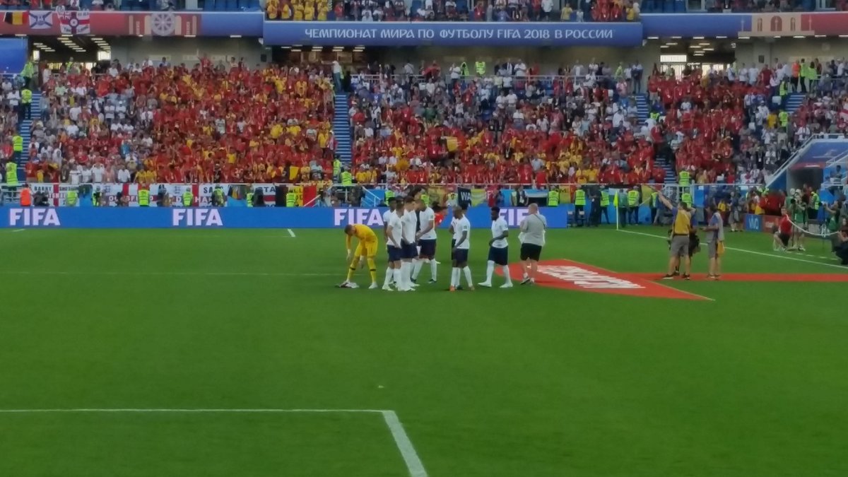 The next day was game day. A 1-0 loss to Belgium didn't dampen spirits. We were already through, and I got to see England playing at the World Cup. It's hard to put into words quite how I felt that day.