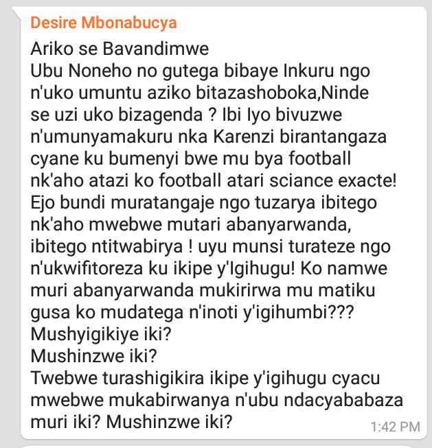Munyakazi Sadate tweet media