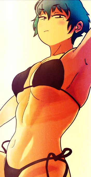 ショートボーイッシュ三白眼さん
#イラスト 