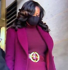 shaazzraa's tweet photo. Michelle obama didn't not come to play with this fit 👏🏽👏🏽👏🏽 #InaugurationDay #TrumpsLastDay https://t.co/zHnuO5QyBF