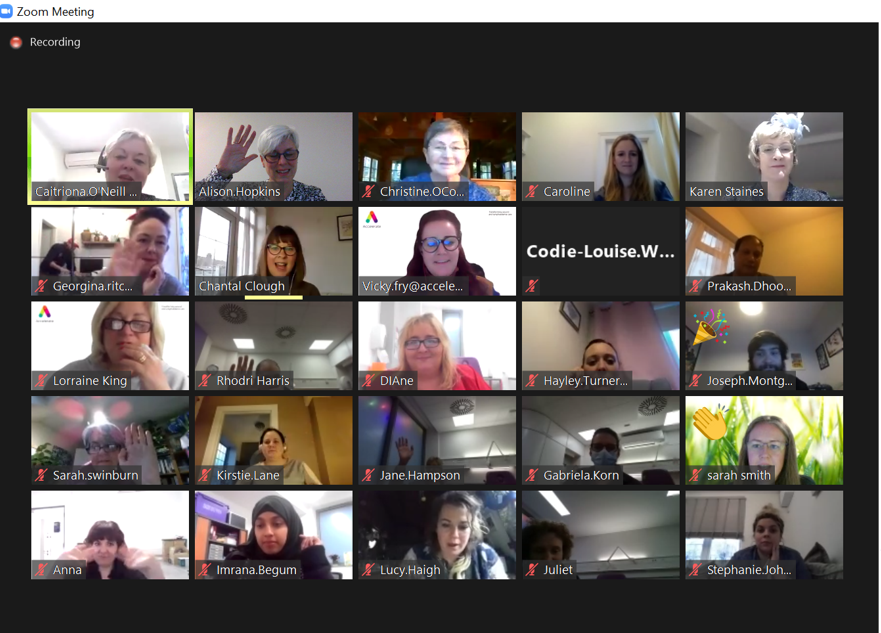 AlisonHopkins01's tweet photo. We are in mad times but it was great to carve out 2 hours with this lovely lot @AccelerateCIC . Checking in. Listening to ideas. Finding out what is working, what isn't.. Such a positive bunch despite the year. Thank you!
@naziah_ali @MaryA7951982945 @kash4027 @Uwa08734478 https://t.co/p8pJ05zy3u