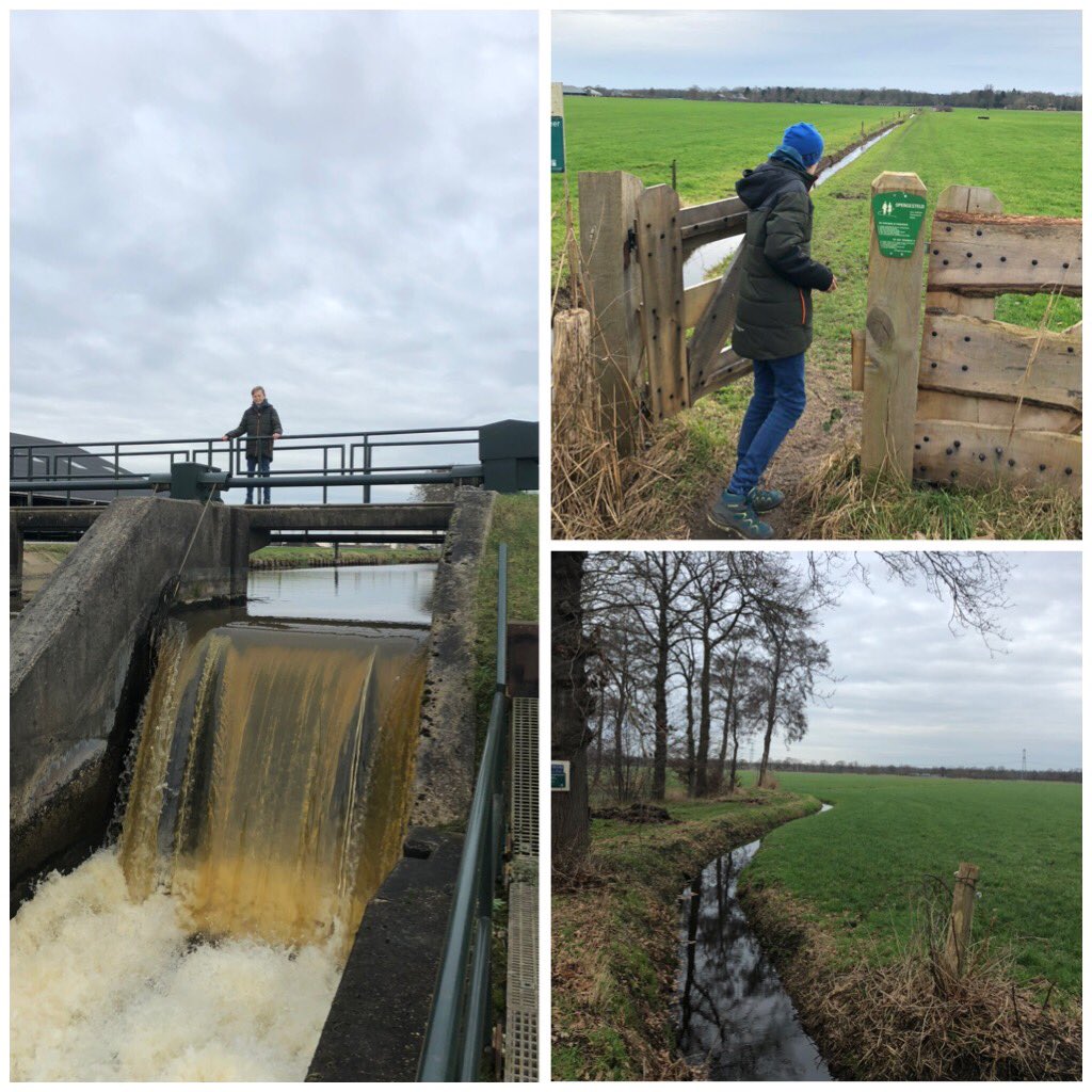 RixtWierda's tweet photo. Even achter het bureau en Teams vandaan vanmiddag en Ids “helpen” met zijn gymopdracht. Geen straf. Lekker gewandeld en wat waterschapswerk bekeken. #wdod #genietenvanwater #heerlijkbuitenzijn #mooiwerk #overijsselskanaal #salland #9km https://t.co/MU6y7XP3Xr