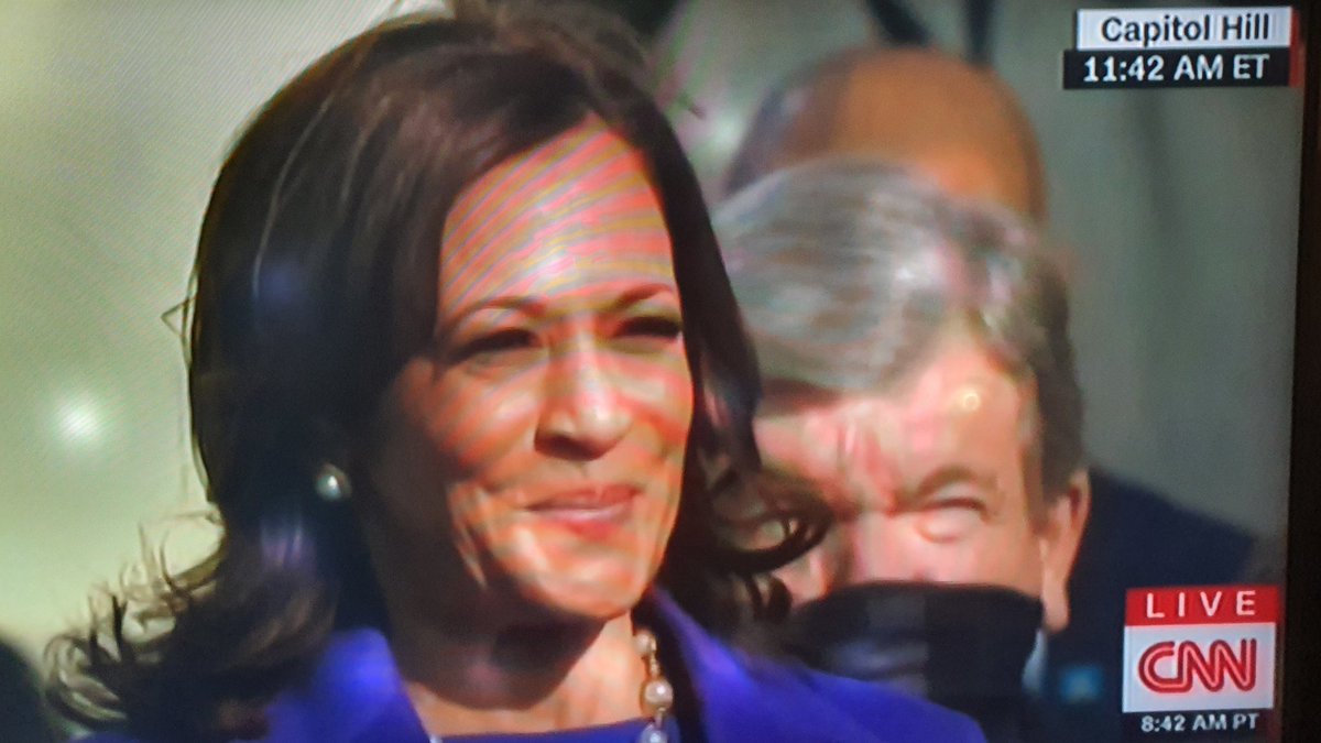 AishaYesufu's tweet photo. Kamala Harris @KamalaHarris is the first woman to be Vice President of the United States of America period!
Not the first black woman or first woman of colour. She is the first woman. Hopefully we don't wait too long for the first white woman to be Vice President. https://t.co/E0AYYyQQtW