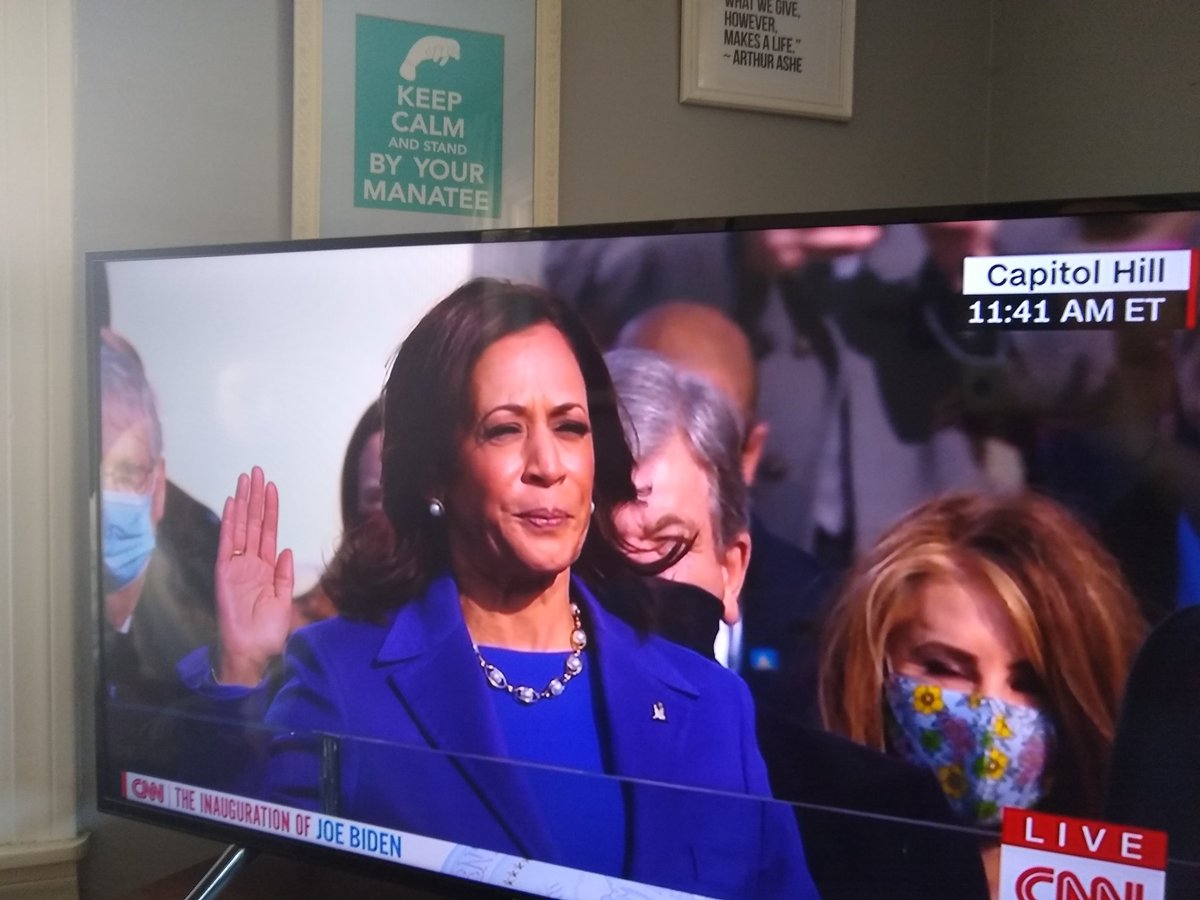 Happy tears!!! #InaugurationDay #KamalaHarris