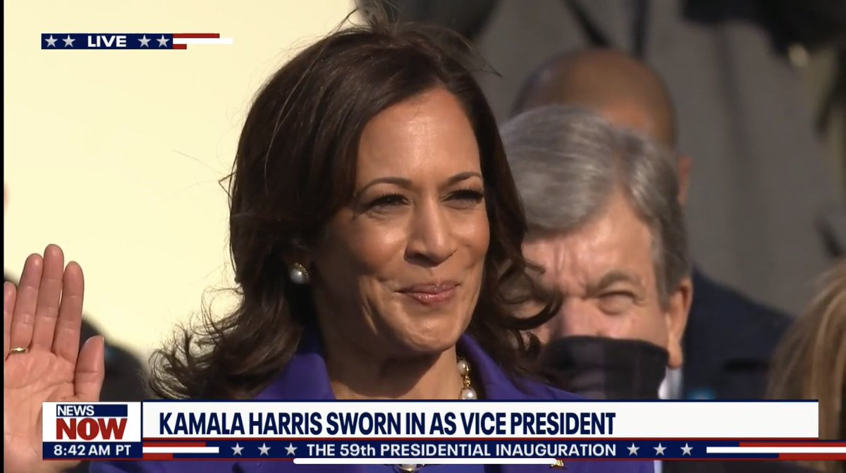 History has been made. The United States now has a woman as Vice President. <a href="/FOX4/">FOX 4 NEWS</a>