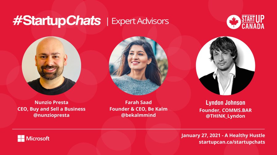 Today’s experts are Nunzio Presta <a href="/nunziopresta/">Nunzio Presta</a> of @buyandseelabiz, Farah Saad of <a href="/bekalmmind/">bekalm</a> and me - <a href="/THINK_Lyndon/">LYNDON [THINK DIFFERENTLY] JOHNSON</a>. We are here to learn with you and from you as we explore today’s questions!