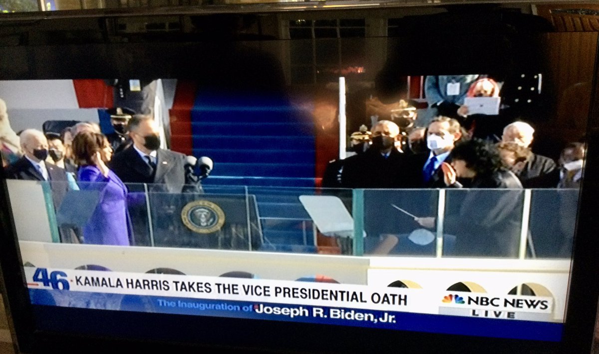 SCAPimprov's tweet photo. Congratulations, Madam Vice-President Kamala Harris! #firstfemaleveep #notthelast #InaugurationJanuary202021 https://t.co/KcTbuaTpbc