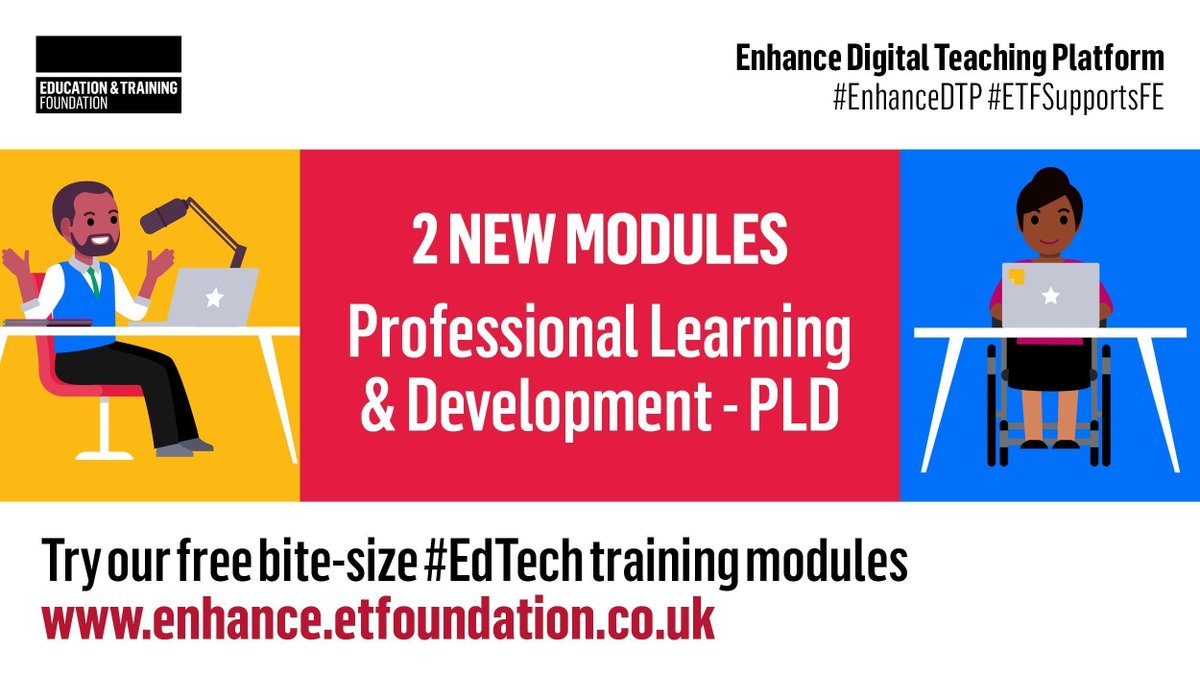 E_T_Foundation's tweet photo. π² Our latest bite-size training modules look at new online opportunities for your professional development.
Visit π https://t.co/YukQRNj4XG
#EdTech #ETFSupportsFE #CPD #DigitalETF #profDev https://t.co/tjH1MAPcNS
