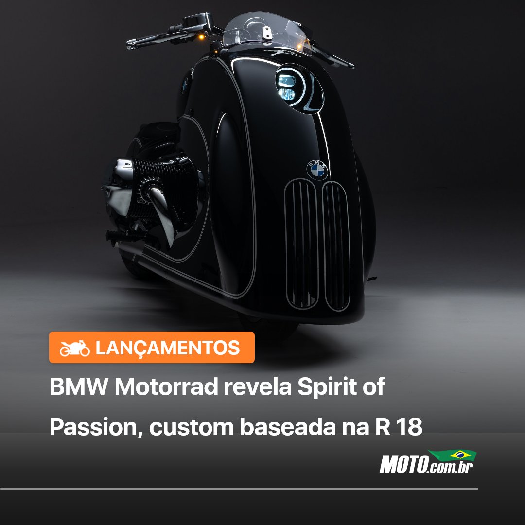 MOTOcombr's tweet photo. A BMW Motorrad revelou nesta semana mais uma customização sobre a R 18, cruiser da fabricante alemã que marcou a estreia do boxer de 1.802 cm³, o maior produzido pela fabricante até o momento.

E o resultado foi esse aí!

Curtiu?

#moto #motocombr #motos #bmw #CustomBike https://t.co/HQ9fS2O6yz