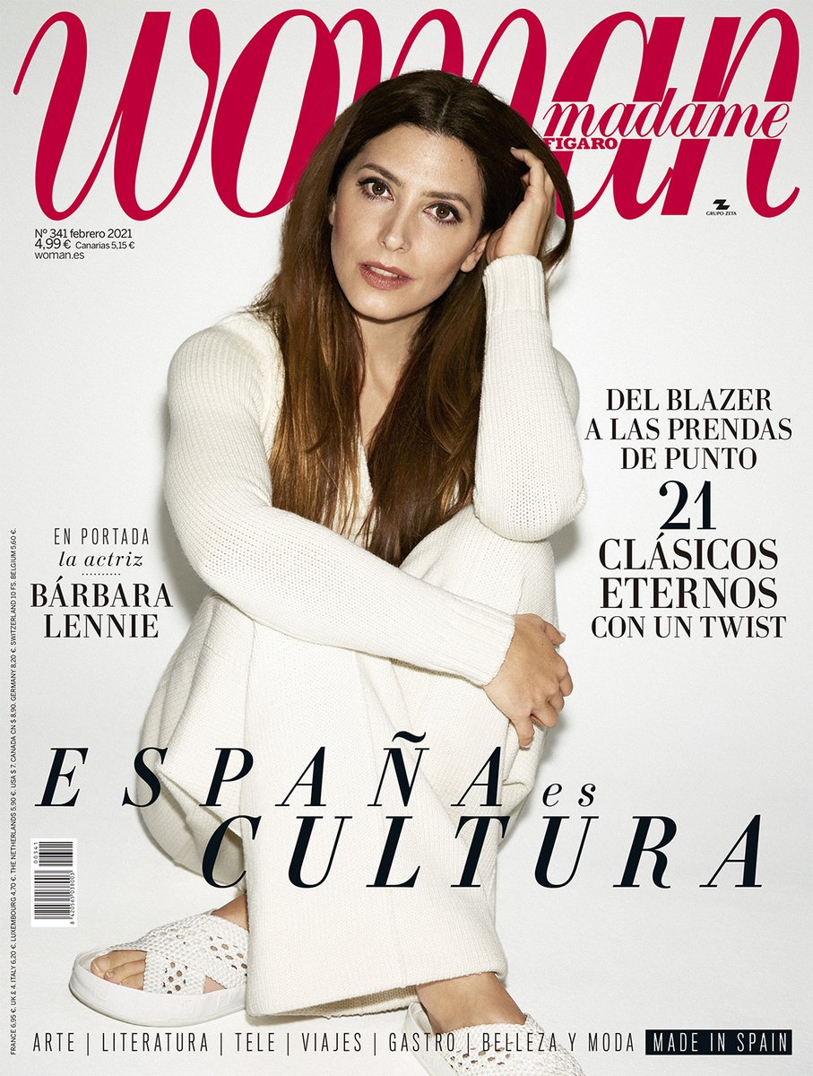 RevistaWoman's tweet photo. La increíble Bárbara Lennie es la protagonista de nuestra revista de febrero.
En este número de #WomanMF queremos rendir homenaje a lo nuestro: al arte, la literatura, la gastronomía y la belleza. Sin olvidar la moda y los clásicos, siempre presentes. ¡España es cultura! ❤️ https://t.co/MFfab1dBSW