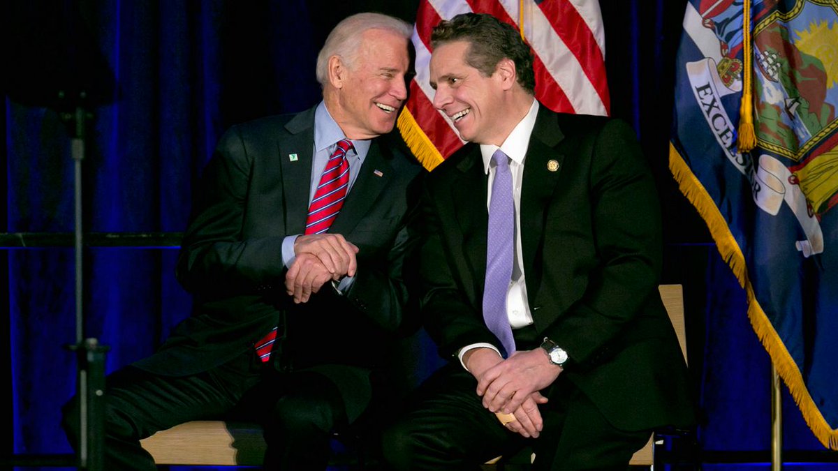 NYGovCuomo's tweet image. Today is a new day and the start of a bold new chapter. Congratulations President Biden and Vice President Harris.

Looking forward to your leadership, my friend. Let’s get to work. Together.