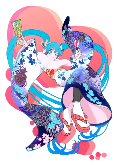 晴れ着少女。初音ミク37/50

遅いけど今年もよろしくお願いします。 