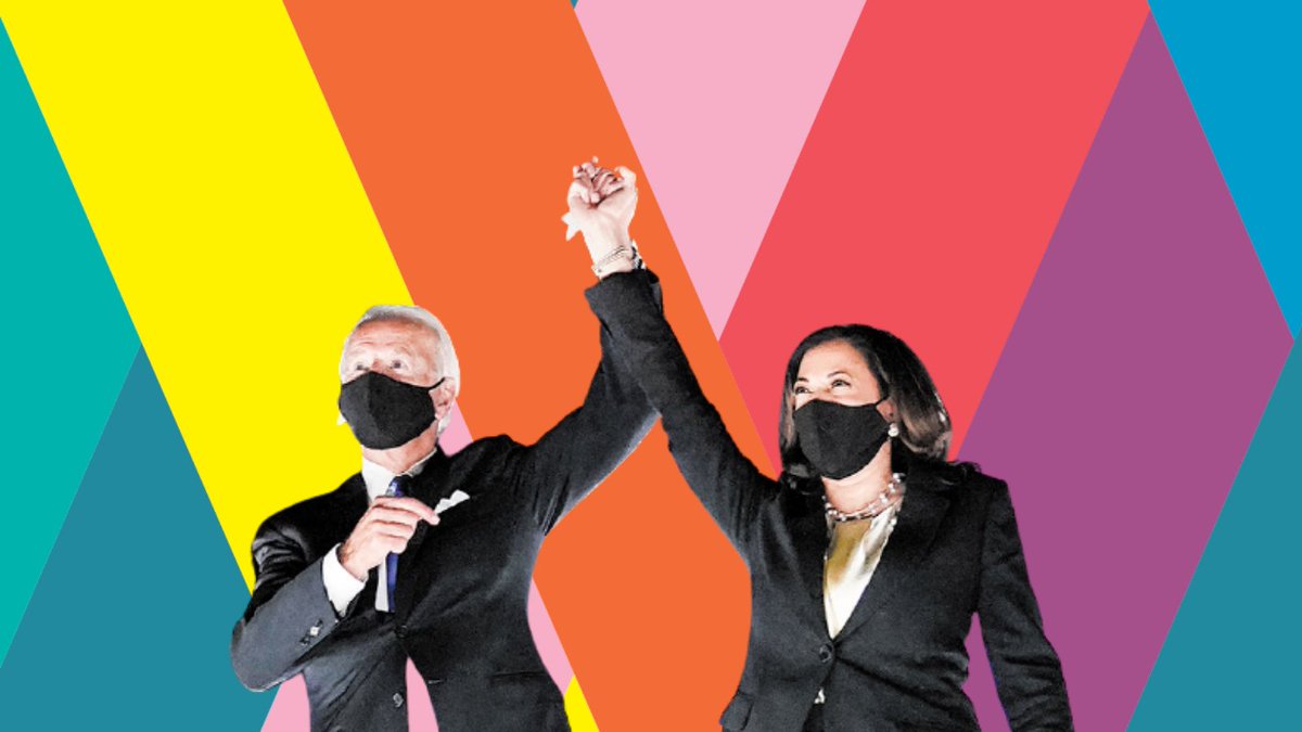 SFLGBTCenter's tweet image. Congratulations to President Joe Biden and Vice President Kamala Harris! We look forward to their pro-#LGBTQ policies and the reversals of the harmful bans and policies put in place by the previous administration. It’s a good day! 🌈 
#LGBT #LGBTRights #TransRights #Equality