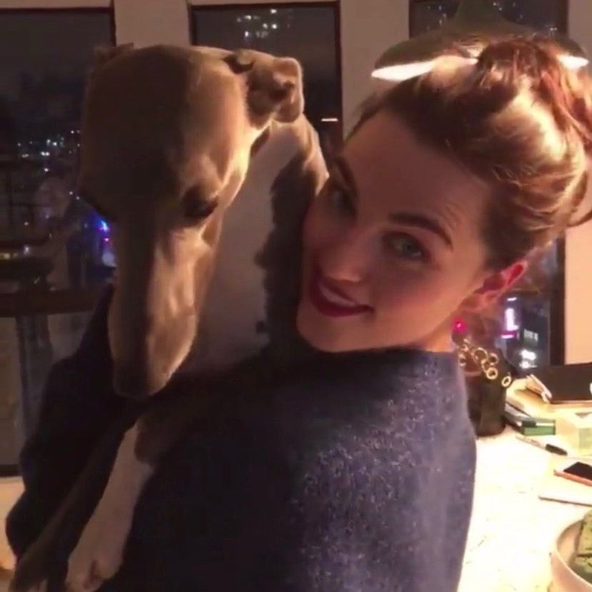 —Katie Mcgrath and Dianna Agron as each other; a thread