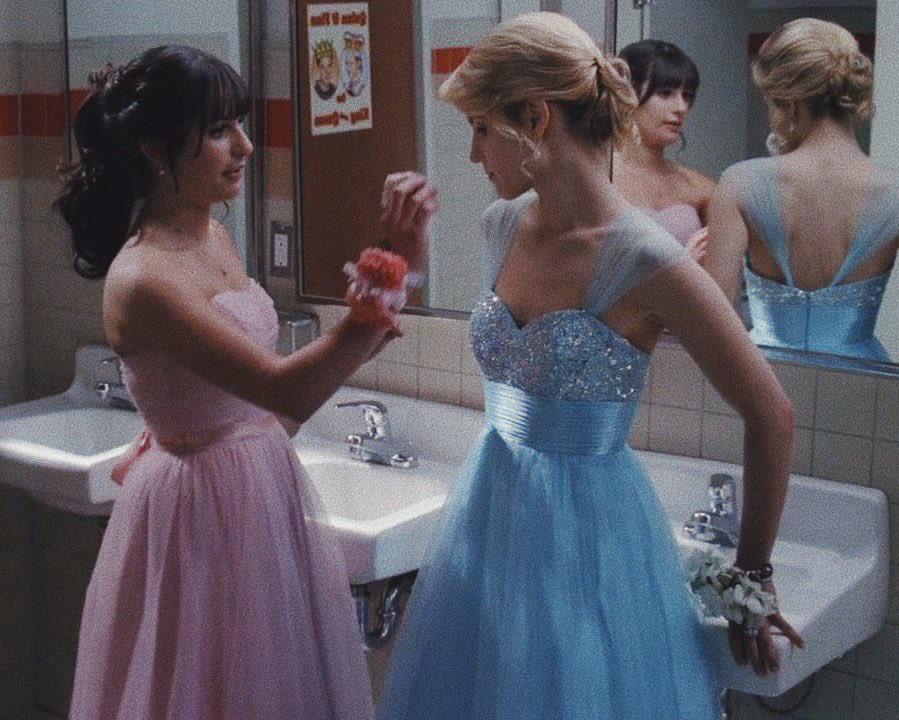 —Katie Mcgrath and Dianna Agron as each other; a thread