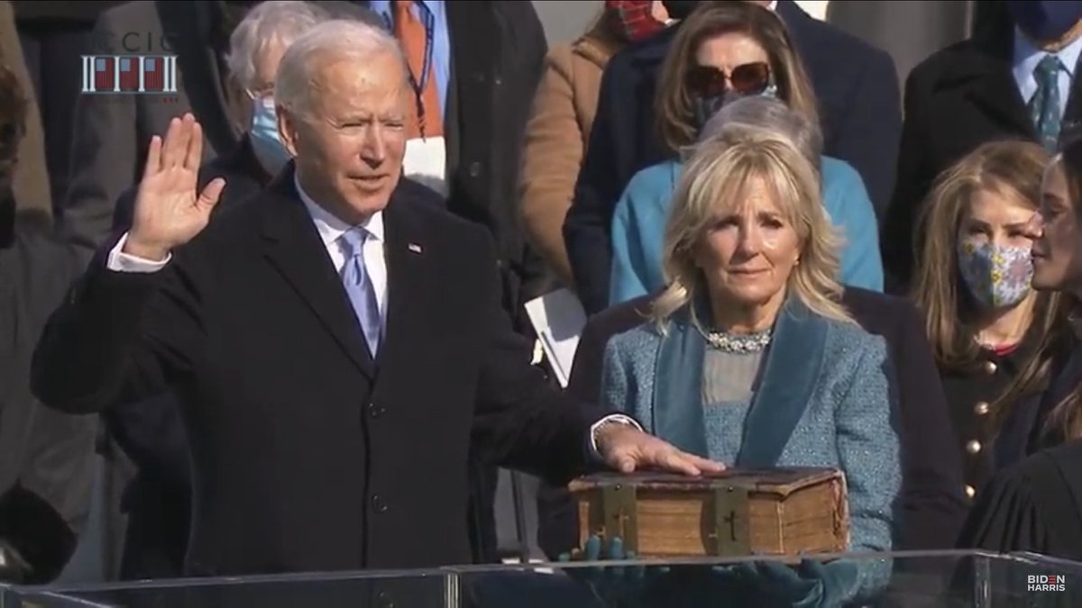 reesewaters's tweet photo. Joe Biden got the Bible Dumbledore kept in the Headmaster’s office https://t.co/OWWCVSHNQ9